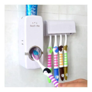 Dispensador Crema Dental Porta Cepillos
